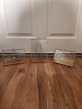 Lot Of 3 Boho Gold Frames